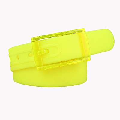 Ceinture femme en plastique de silicone boucle aiguille souple
