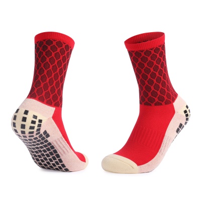 Chaussettes de football à tube moyen antidérapant distribution absorbant les chocs et épaississant