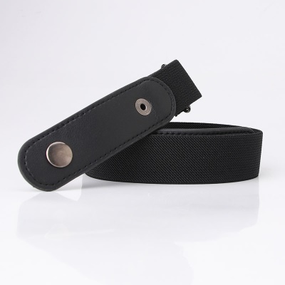 Ceinture pour femmes boutons-pression PU/similicuir