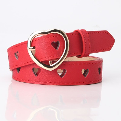 Ceinture femme amour creux amour boucle alliage