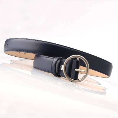 Ceinture femme boucle ronde pu Ceinture