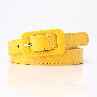 Ceinture pour femmes fermoir sac en cuir brillant monobloc