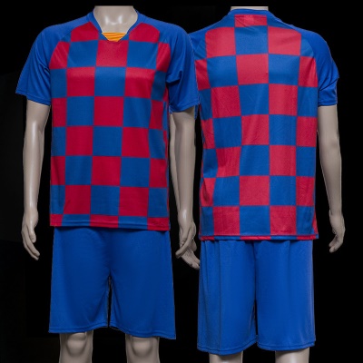 Maillot de football en fibre de polyester absorbant l'humidité, respirant et séchant rapidement