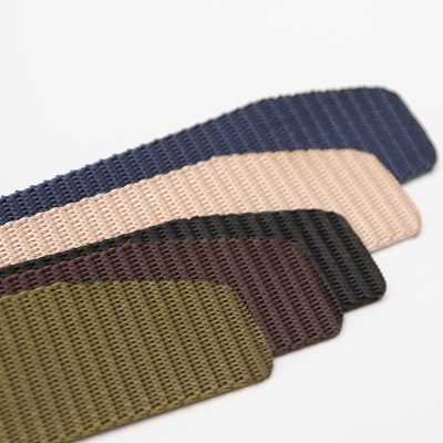 Ceinture femme toile avec boucle automatique en plastique anti-allergie