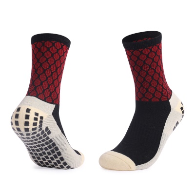Chaussettes de football à tube moyen antidérapant distribution absorbant les chocs et épaississant