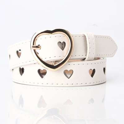 Ceinture femme amour creux amour boucle alliage