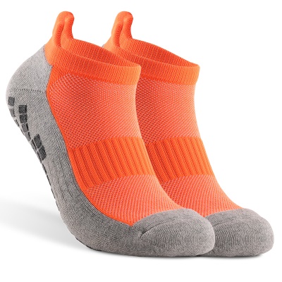 Chaussettes de football à tube court avec fond de serviette épaissi antidérapant et absorbant la