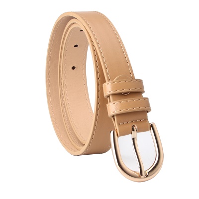 Ceinture femme en alliage boucle aiguille pu ceinture fine