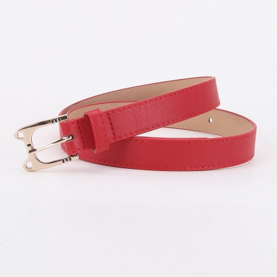 Ceinture pour femmes Ceinture en cuir décorative avec boucle chat