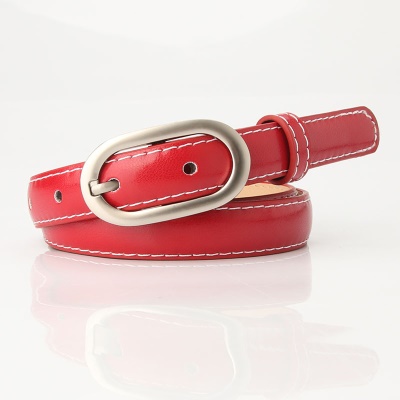 Ceinture pour femmes Ceinture fine polyvalente avec bande latérale coupée