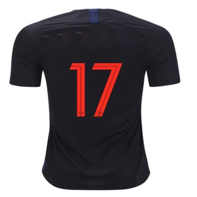 Maillot croate à l'extérieur manches courtes noir