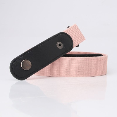 Ceinture pour femmes boutons-pression PU/similicuir
