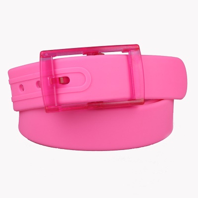 Ceinture femme en plastique de silicone boucle aiguille souple
