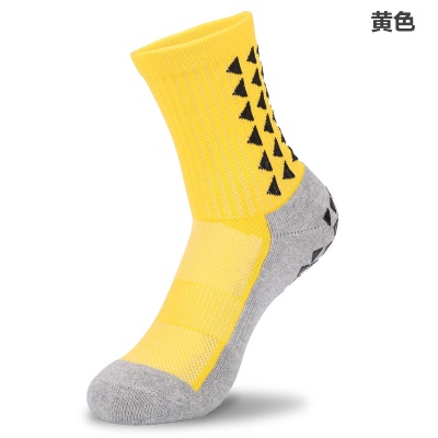 Chaussettes de football antidérapantes à tube moyen distribuées pour épaissir et absorber la transpiration