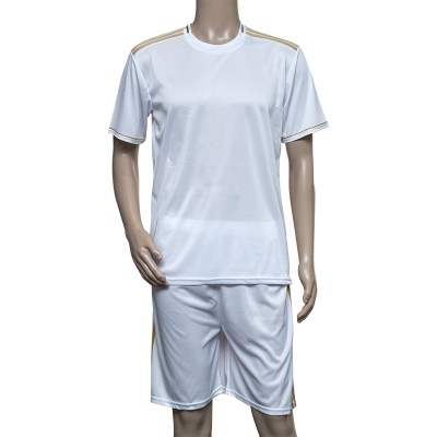 Maillot de football en fibre de polyester absorbant l'humidité, respirant et séchant rapidement