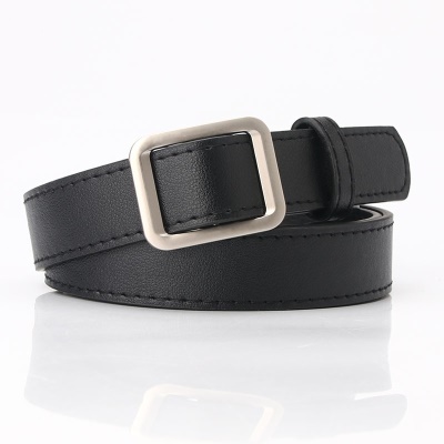 Ceinture femme sans perforation sans aiguille boucle japonaise