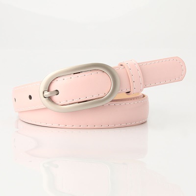 Ceinture pour femmes Ceinture fine polyvalente avec bande latérale coupée