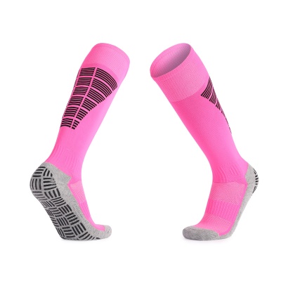 Chaussettes de football à tube long anti-dérapant, épaississant et absorbant la