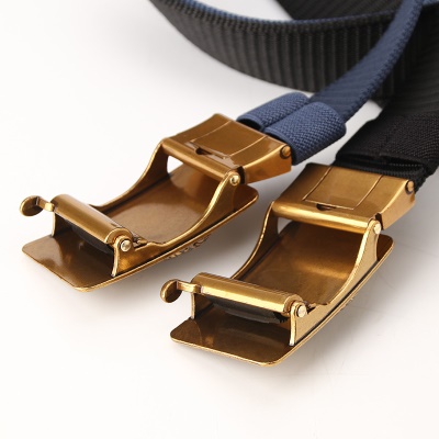 Ceinture en nylon boucle automatique en alliage de cuivre
