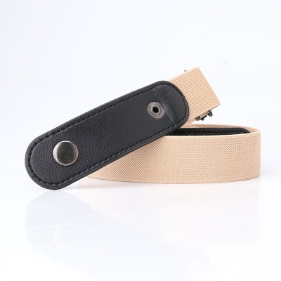 Ceinture pour femmes boutons-pression PU/similicuir