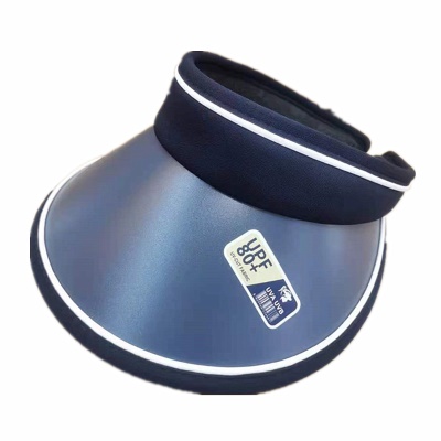 Casquette de tennis pour femmes avec toit vide protection solaire et protection solaire en coton + PV