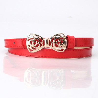 Bow ceinture jupe ceinture en cuir décoratif pu cuir verni