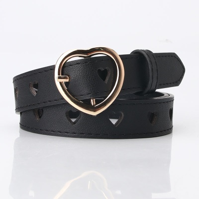 Ceinture femme amour creux amour boucle alliage