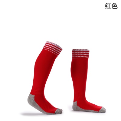 Chaussettes de football à tube long fond épaissi serviette antidérapant et résistant à l'usure