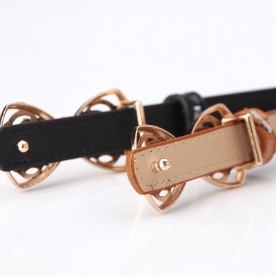 Bow ceinture jupe ceinture en cuir décoratif pu cuir verni
