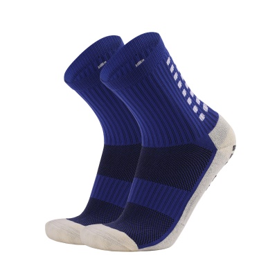 Chaussettes de football à tube moyen distribution carré anti-dérapant épaississement