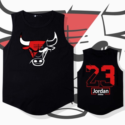 OCREA maillot de basket-ball taille 23 tête de taureau imprimé en nylon