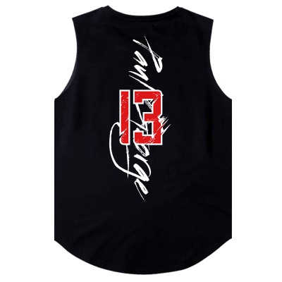 Gilet de sport épaules à séchage rapide T-shirt haut sans manches