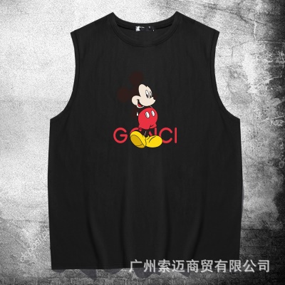 Gilet de sport ample grande taille sans manches