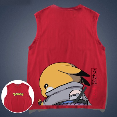 Gilet ample, sous-vêtement d'anime japonais à col rond