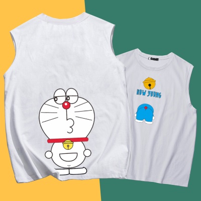 Gilet à épaules larges japonais bas de coton mince