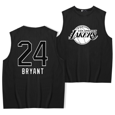 T-shirt col rond en jersey de coton Kobe n ° 24
