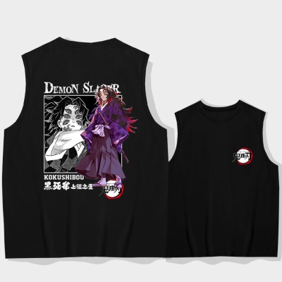 OCREA maillot de basket-ball imprimé anime japonais en coton avec des épaules et un gilet ample