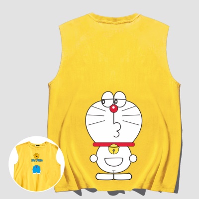 Gilet à épaules larges japonais bas de coton mince