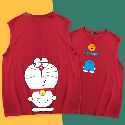 Gilet à épaules larges japonais bas de coton mince