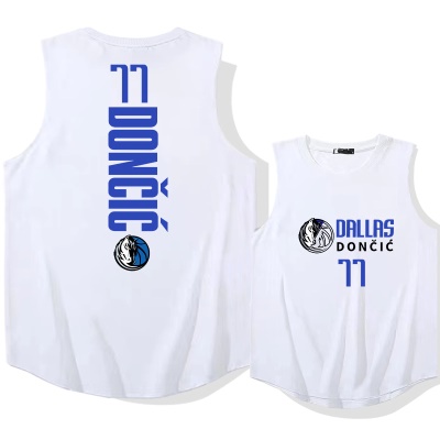 Maillot de basket-ball OCREA avec ourlet circulaire en nylon sans manches et col rond