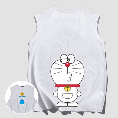 Gilet à épaules larges japonais bas de coton mince