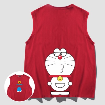 Gilet à épaules larges japonais bas de coton mince