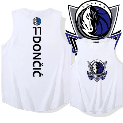 Maillot de basket-ball OCREA avec ourlet en arc Speed Dry Loose Gilet