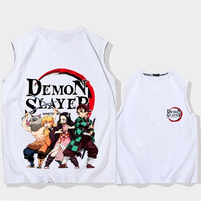 Maillot de basket-ball OCREA Ghost Destruction Couteau en coton avec épaules lâches