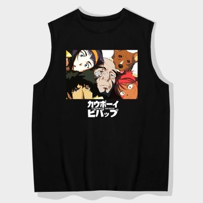OCREA maillot de basket-ball cartoon anime loose col rond coton