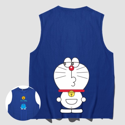 Gilet à épaules larges japonais bas de coton mince