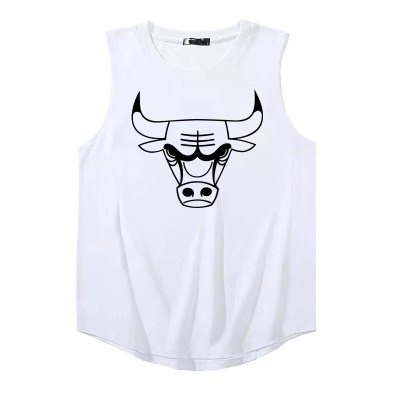Maillot de basket-ball OCREA avec tête de taureau imprimé en nylon taille 23