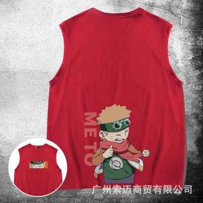 Gilet Naruto sans manches et épaules