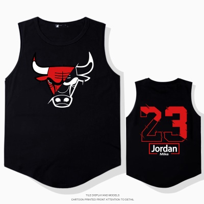 OCREA maillot de basket-ball taille 23 tête de taureau imprimé en nylon