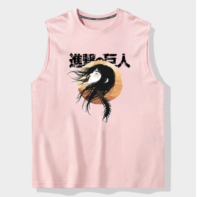 OCREA maillot de basket-ball bande dessinée anime cheveux longs géant gilet en coton